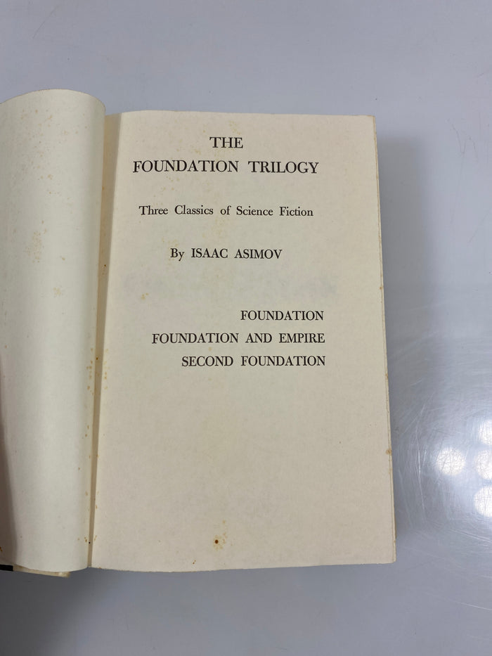 The Foundation Trilogy by Isaac Asimov 1951 HCDJ