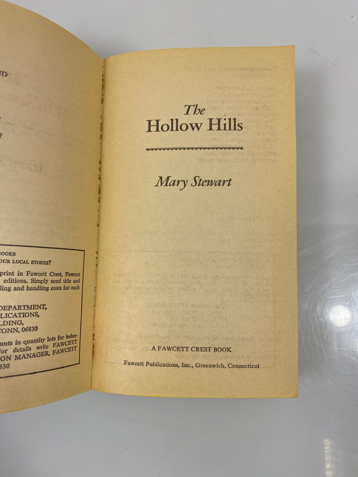 The Hollow Hills by Stewart 1974 SC