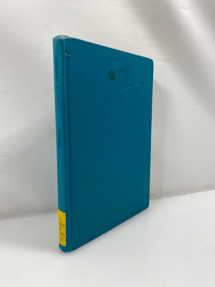 The Languages of Africa by Joseph Greenberg Ex-library 1970 HC