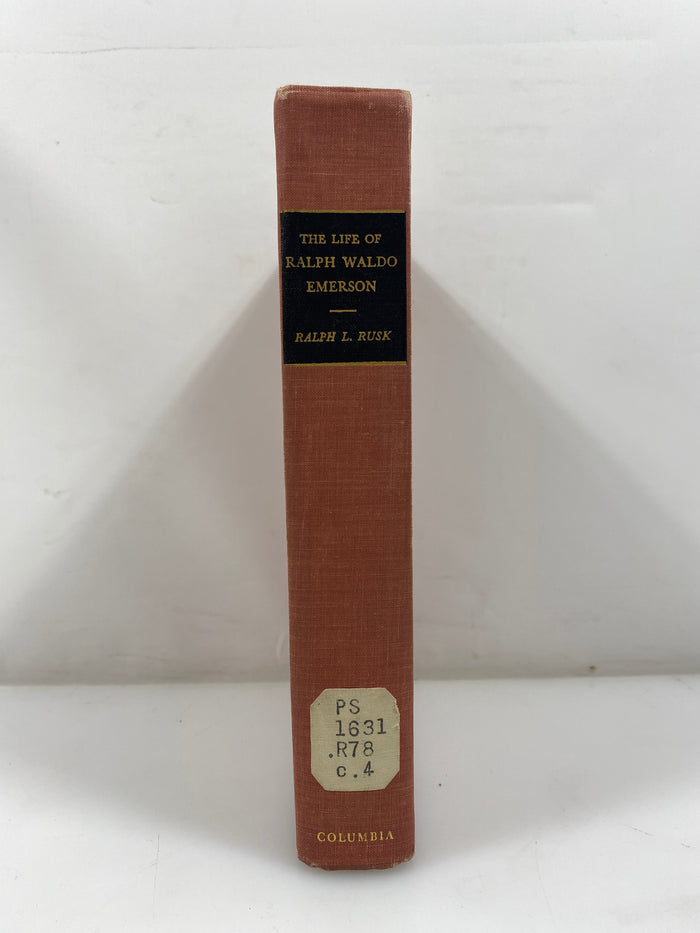The Life of Ralph Waldo Emerson by Rusk Ex-library 1949 HC
