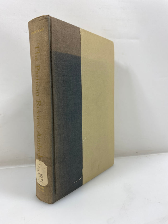 The Partisan Review Anthology Phillips/Rahv Ex-library 1962 HC