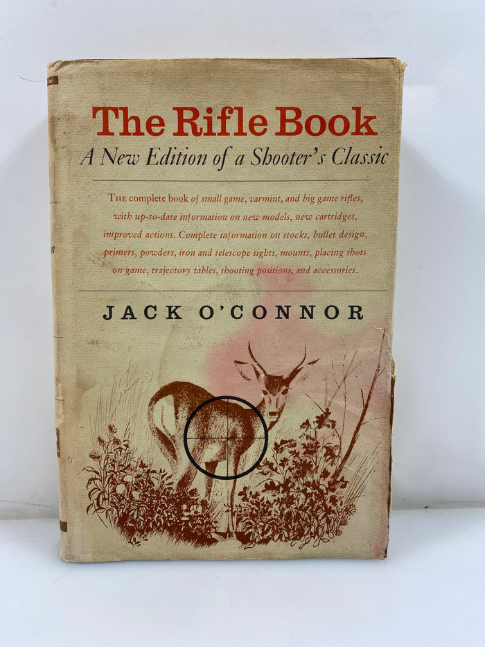 The Rifle Book by O'Connor 1964 2nd Ed. HCDJ