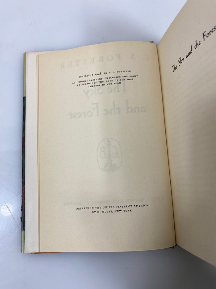 The Sky and the Forest by C.S. Forester 1948 HC