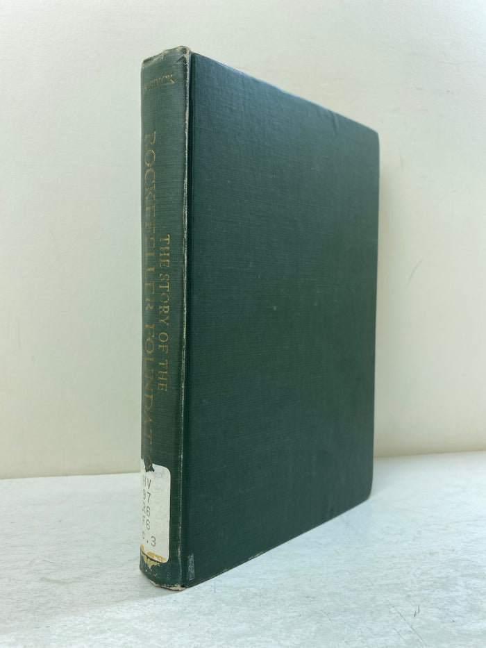 The Story of the Rockefeller Foundation by Fosdick Ex-library 1952 HC