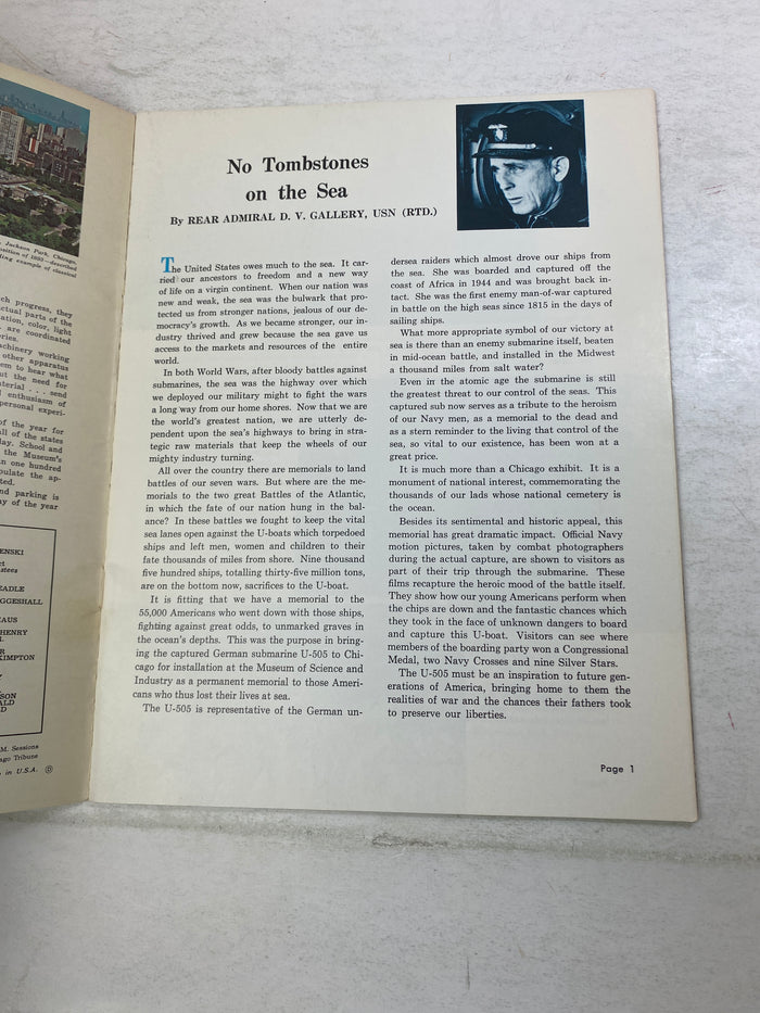 The Story of the U-505 Warship SC 1973