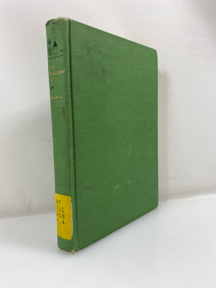 The Suburban Myth by Scott Donaldson 1969 HC