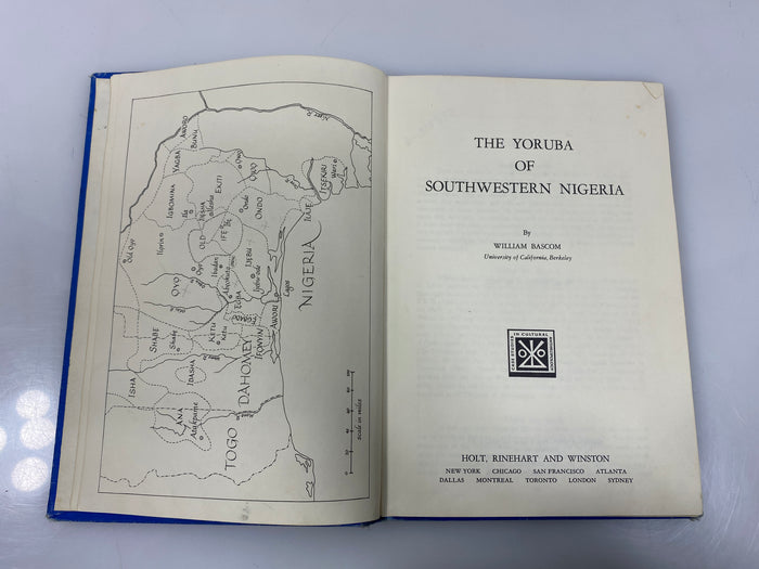 The Yoruba of Southwestern Nigeria by Bascom Ex-library 1969 HC
