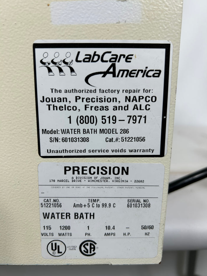 Thermo Precision Digital Water Bath Model 286