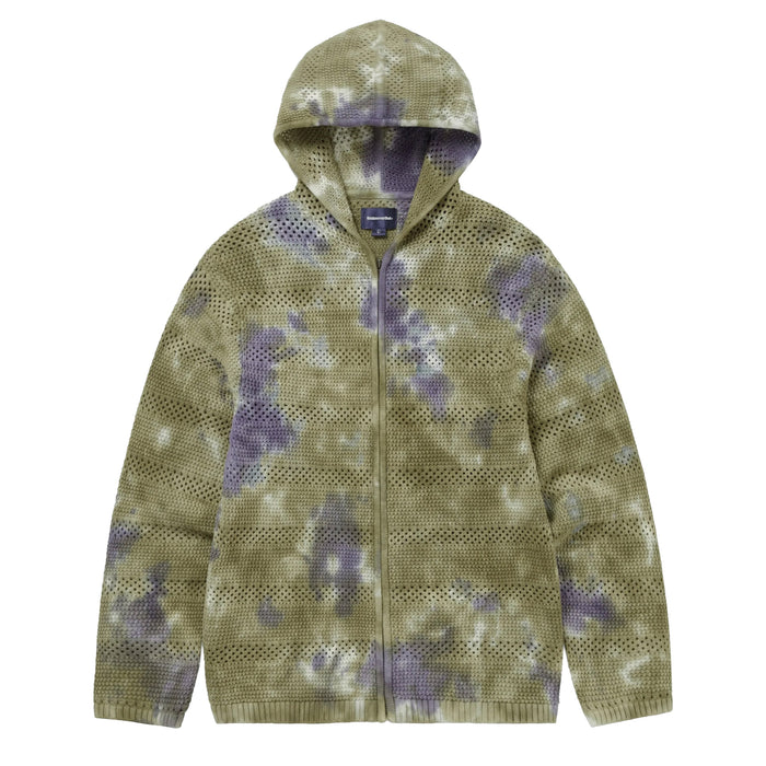 thisisneverthat	Crochet Knit Zip Hoodie