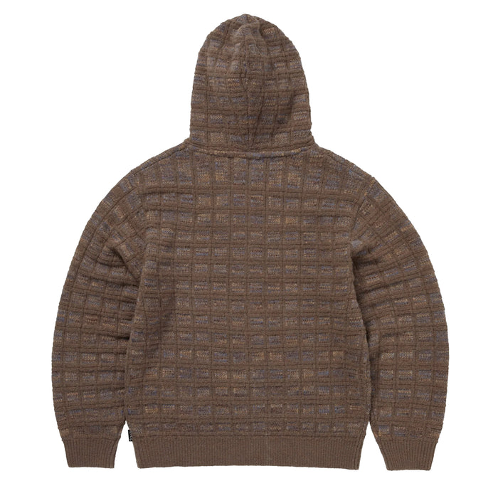 thisisneverthat	Textured Knit Zip Hoodie