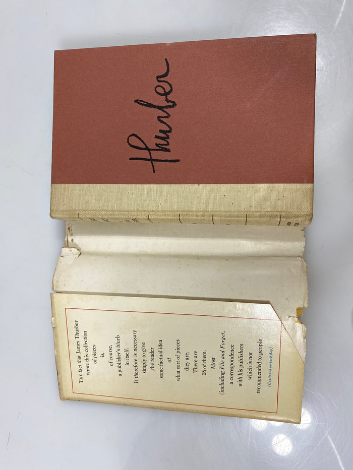 Thurber Country by James Thurber 1953 1st Printing HCDJ