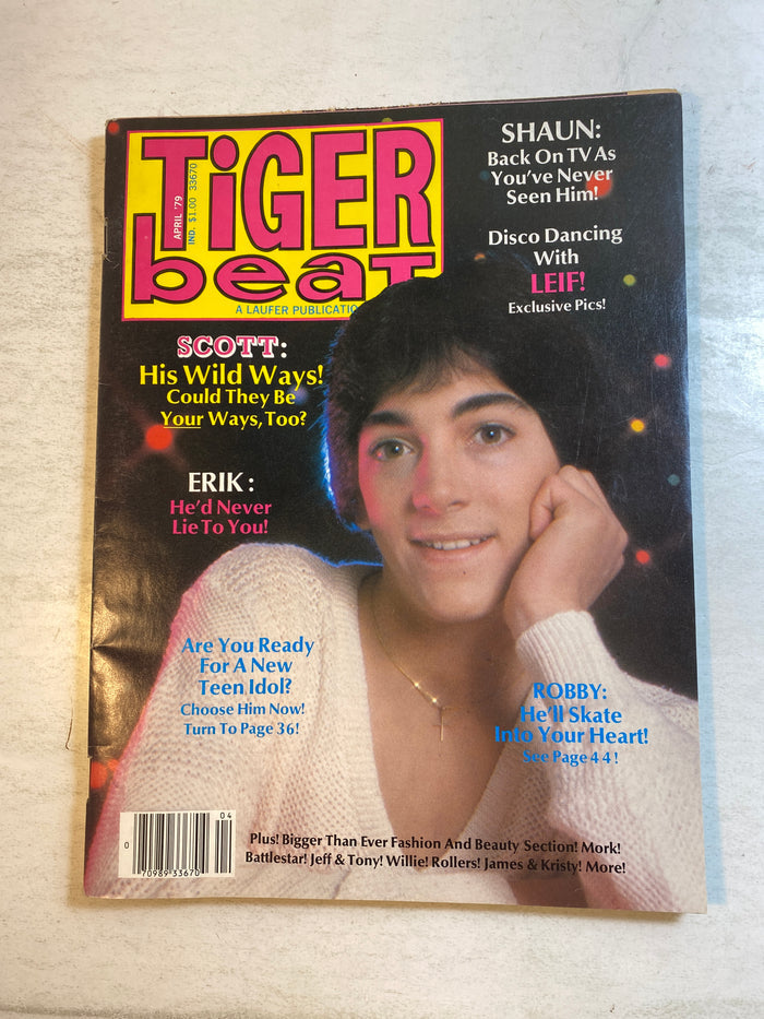 Tiger Beat Magazine April 1979 Scott Baio
