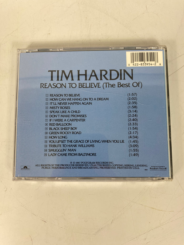 Tim Hardin Reason to Believe (The Best of)