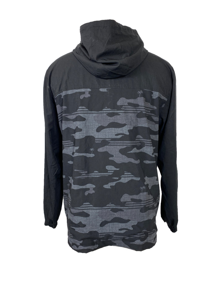 Travis Mathew Windbreaker Grey Camo Men's Size L