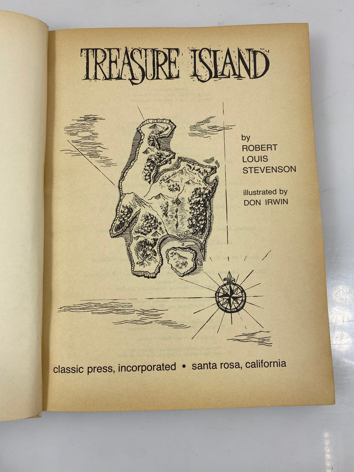 Treasure Island Robert L. Stevenson Classic Press 1968 HC