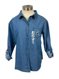 UG Apparel Blue Shirt with MSU Logo Women's Size S