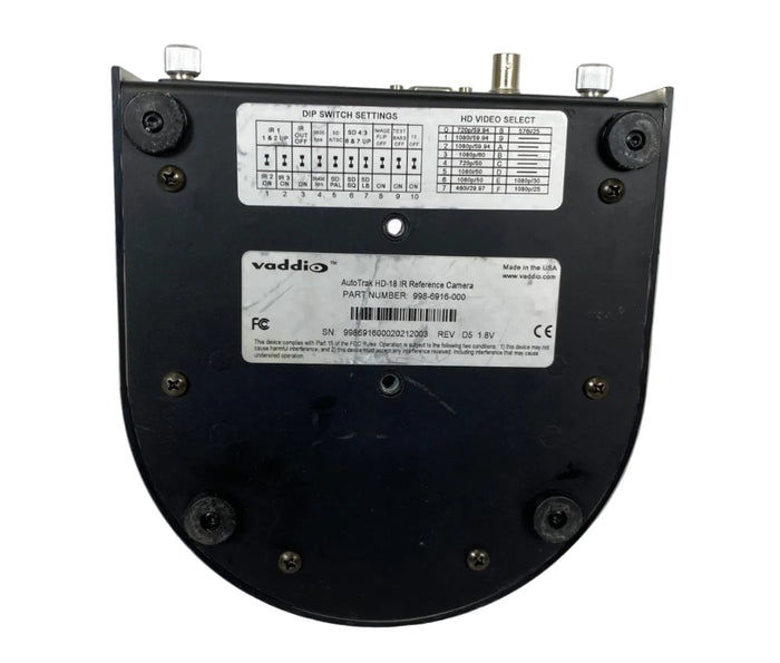 Vaddio Autotrack 2.0 W/HD-18 PTZ IR Camera Tracking System