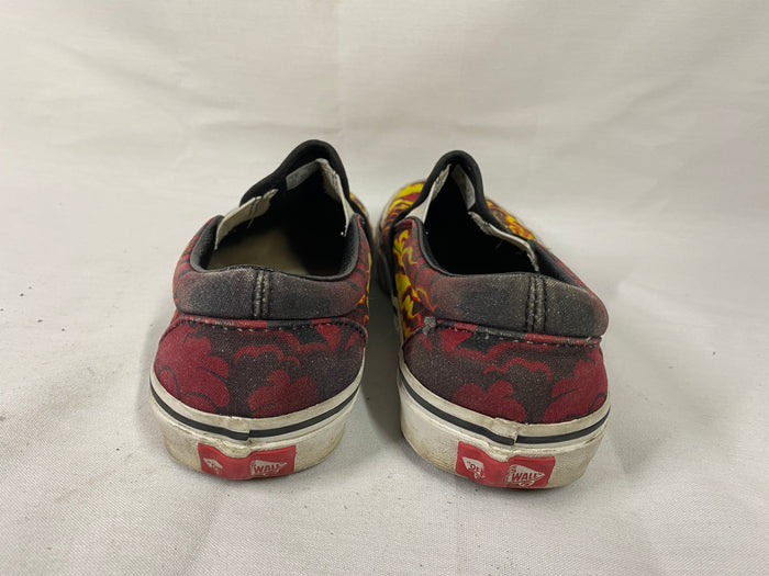 Vans Classic Slip-On Samurai Rising Flames Shoes