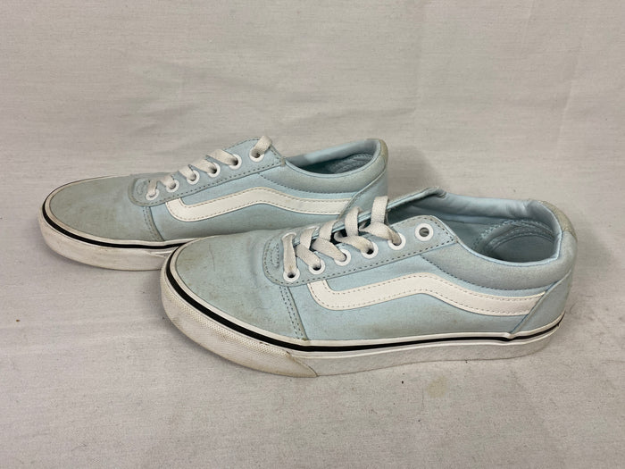 Vans Old Skool Light Blue and White Low-Top Sneakers Women's Size 7