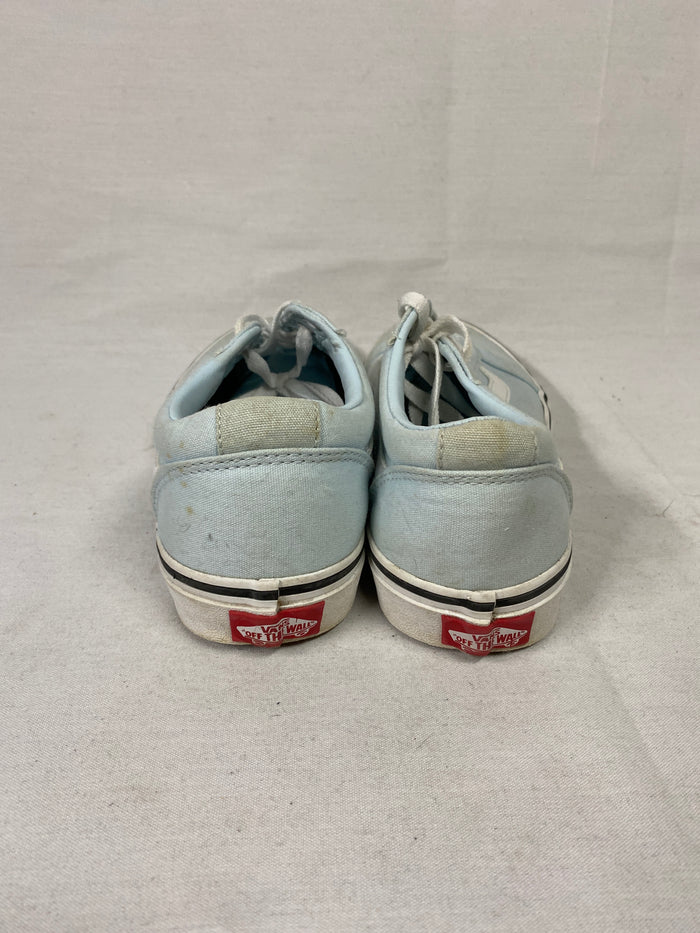 Vans Old Skool Light Blue and White Low-Top Sneakers Women's Size 7