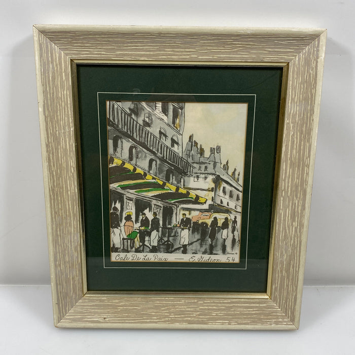 "Versailles" Framed Lithograph by E. Gideon