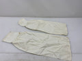 Vintage 1860 White Linen Undersleeves with Embroidered Cuffs