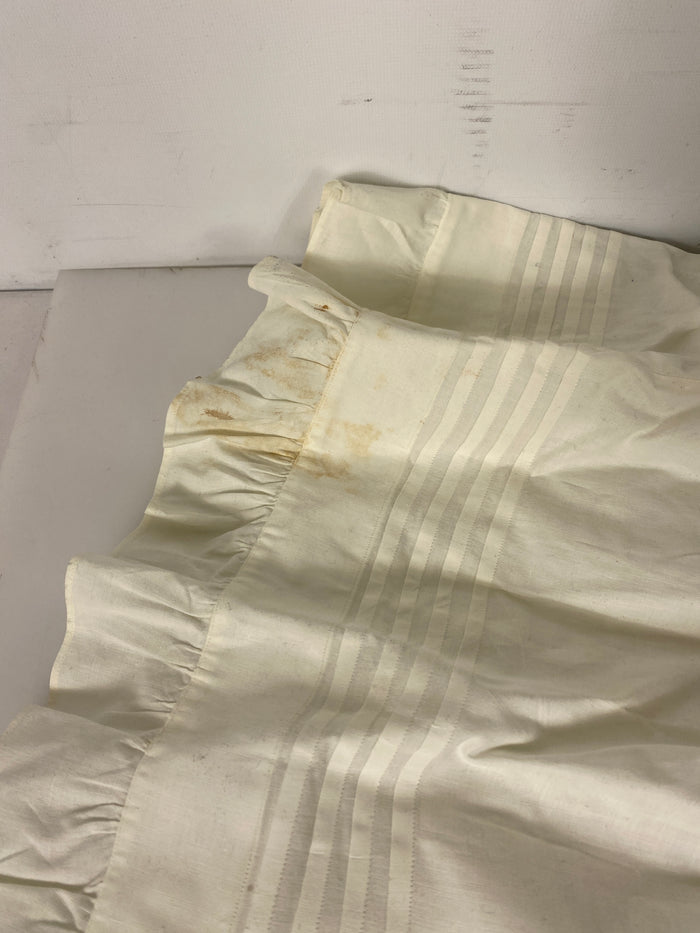 Vintage 1875 White Linen Infant's Petticoat
