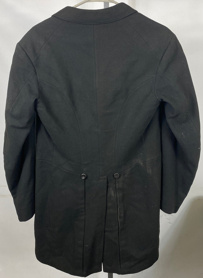 Vintage 1880's-1910's Black Frock Coat Men's Size Unknown