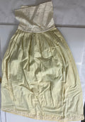 Vintage 1880's Yellow Baby Slip