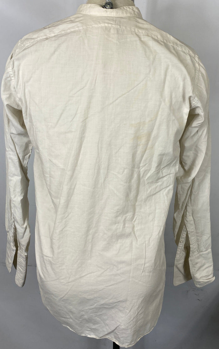 Vintage 1900's Kingly White Shirt Men's Size Unknown