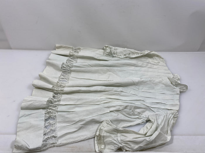 Vintage 1910s Light Blue Children's Dress Paneling at Hem