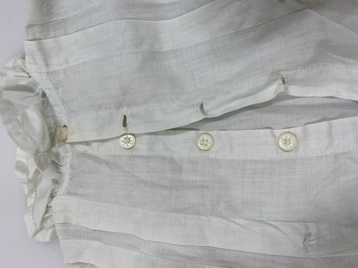 Vintage 1910s Light Blue Children's Dress Paneling at Hem