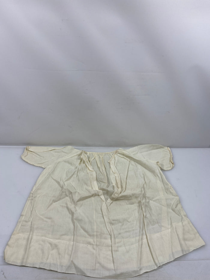 Vintage 1910s White Linen Infant's Dress