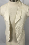 Vintage 1910's White Vest Men's Size Unknown