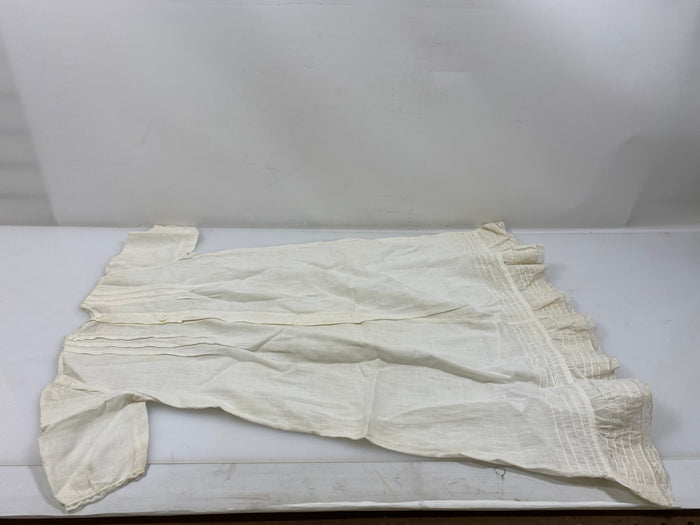 Vintage 1920s Infant's Dress with Bow Embroidery
