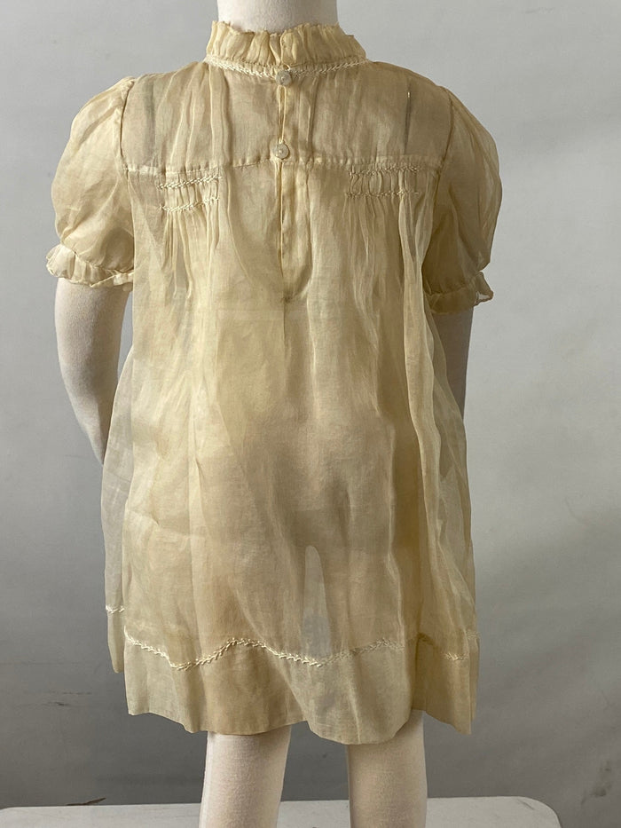 Vintage 1930's White Chemise Girls Size Unknown