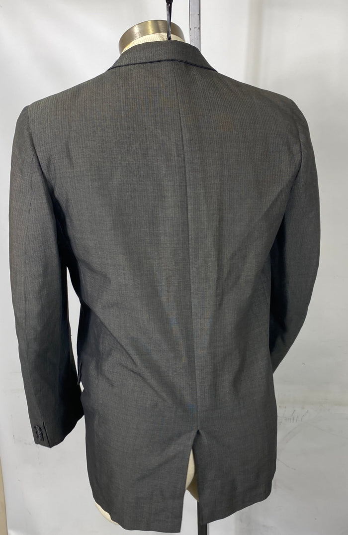 Vintage 1950's Gray Pinstripe Suit Jacket Men's Size Unknown