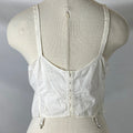 Vintage 1950s "Sears Chamode" White Cotton Brasserie Size Unknown