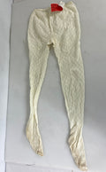 Vintage 1960's Her Majesty White Tights Women's Size 10-12