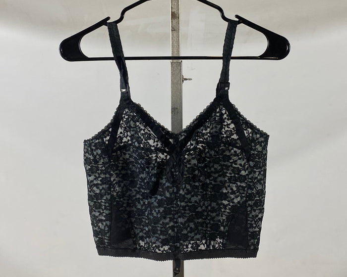 Vintage 1960s "Mardi Bra" Black Lace Brassiere