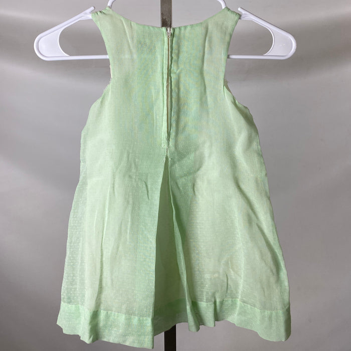 Vintage 1960s Youngland Green Dress Girls Size Unknown