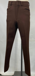 Vintage 1970's Brown Knit Pants Men's Size Unknown