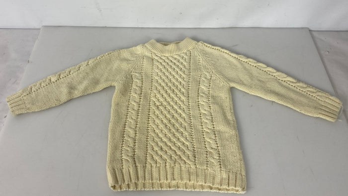Vintage 1970's White Knitted Sweater