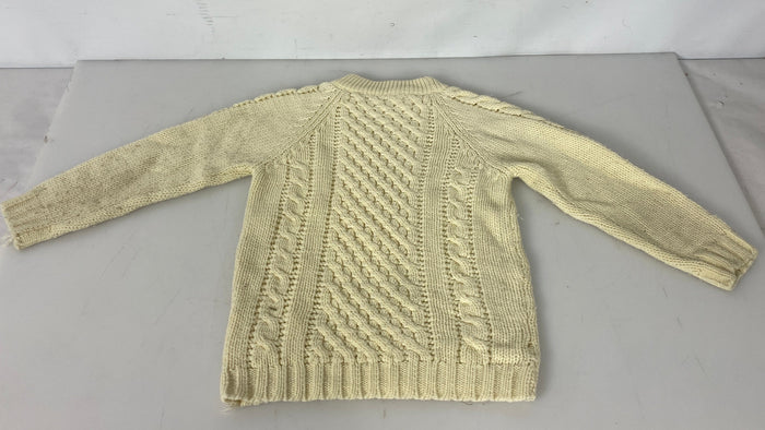 Vintage 1970's White Knitted Sweater