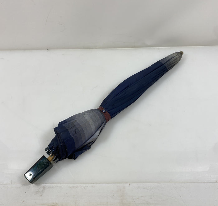 Vintage Blue and Grey Umbrella