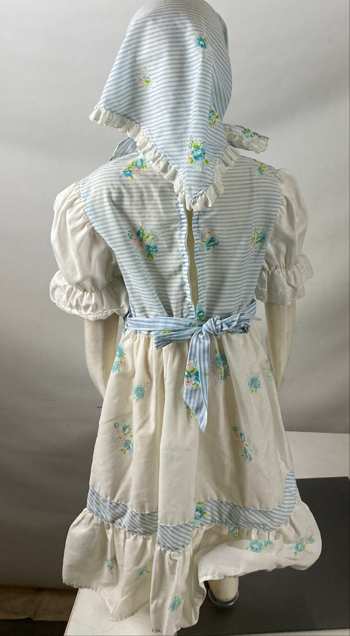 Vintage Children's Blue Spring Dress