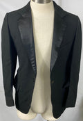 Vintage Early 1900's Black Tuxedo Suit Jacket Men's Size Unknown