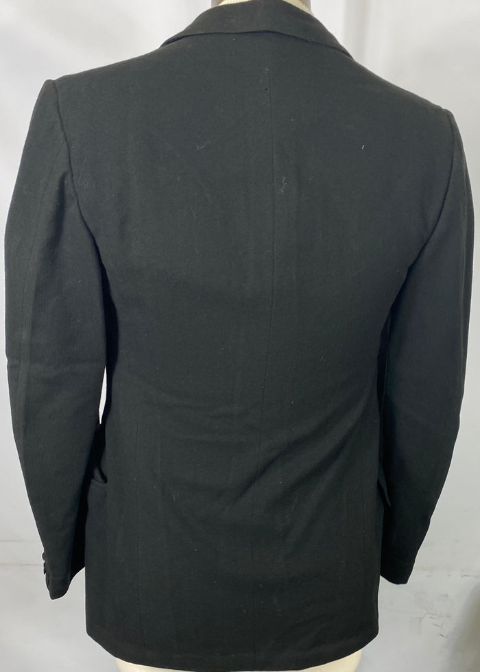 Vintage Early 1900's Black Tuxedo Suit Jacket Men's Size Unknown