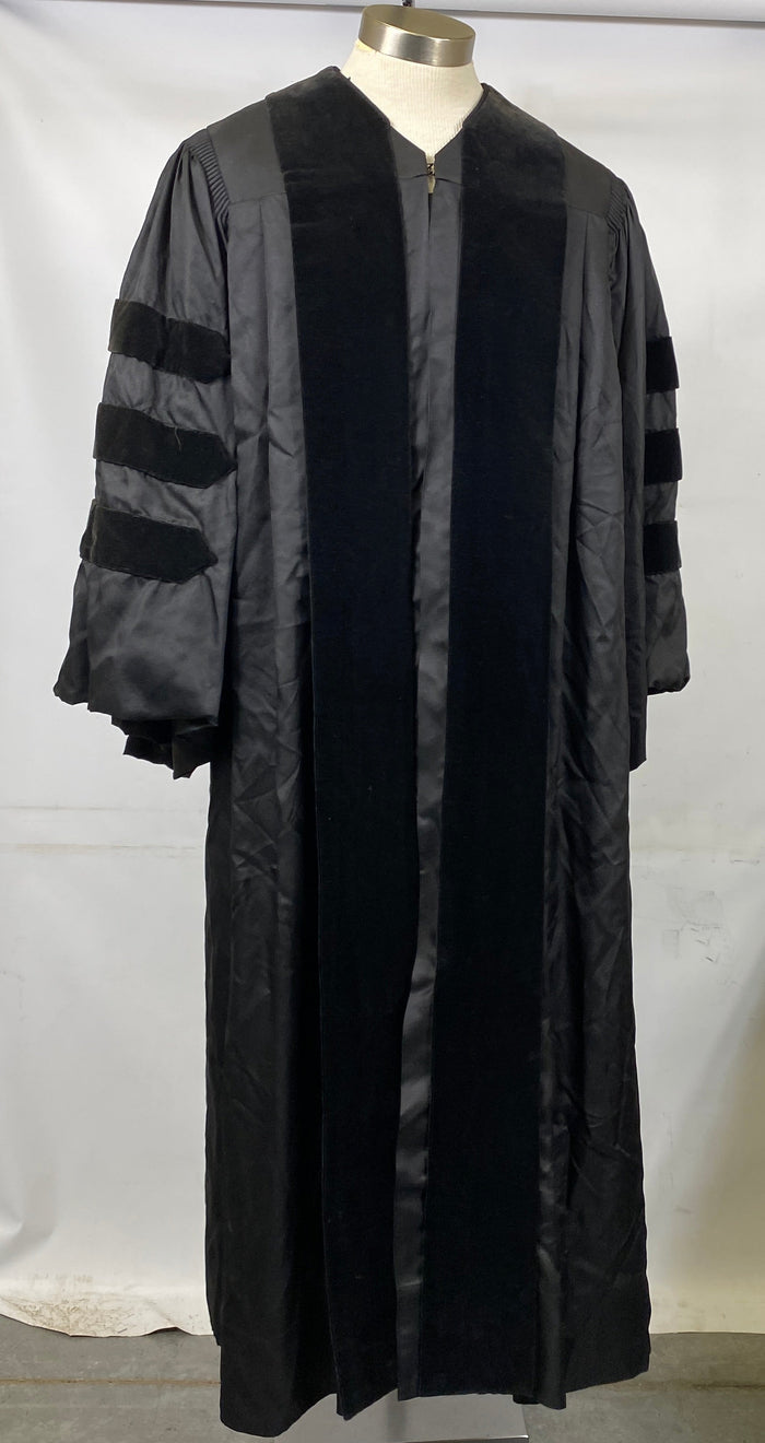 Vintage Honorary Black Graduation Robe