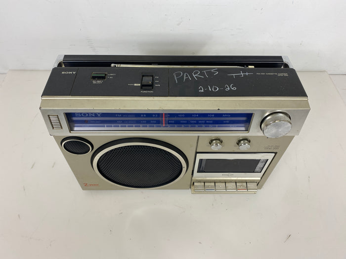 Vintage Sony FM/AM Cassette Corder CFM-200 *For Parts Only*